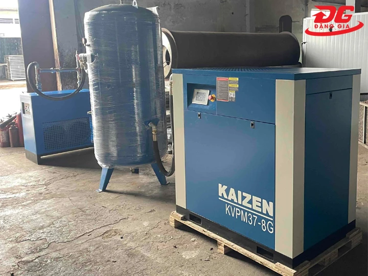 Máy nén khí trục vít 50HP Kaizen KVPM37-8G