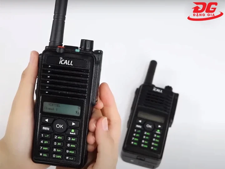 Bộ đàm iCall cầm vừa vặn