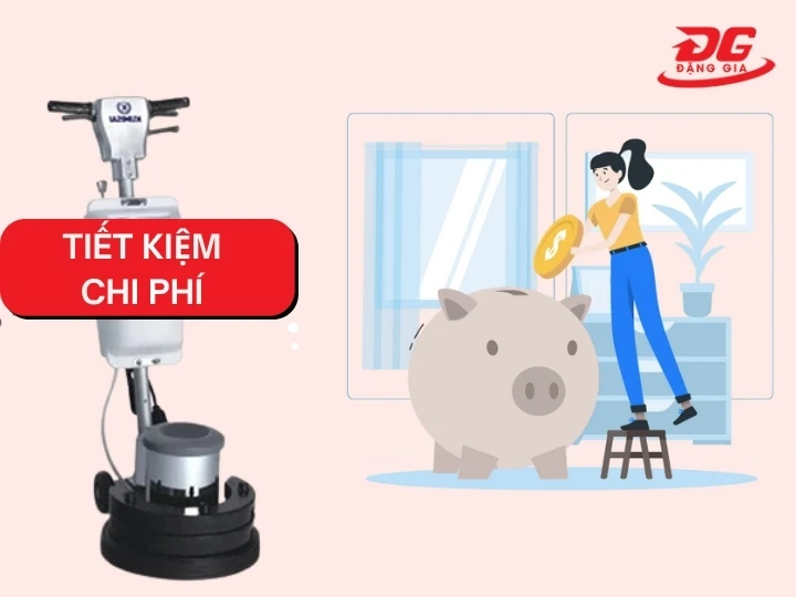 máy chà sàn tạ Kumisai KMS-798 tiết kiệm chi phí