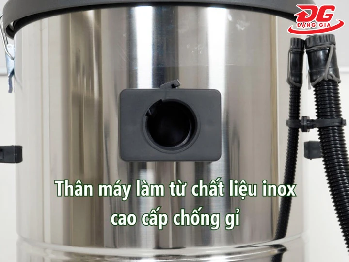 chất liệu inox siêu bền của máy hút bụi Kumisai KMS 80A New