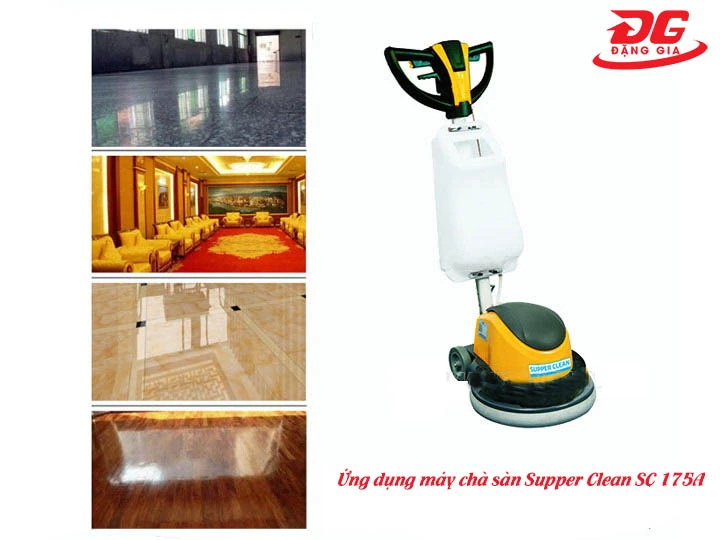 ứng dụng máy chà sàn Supper Clean SC 175A