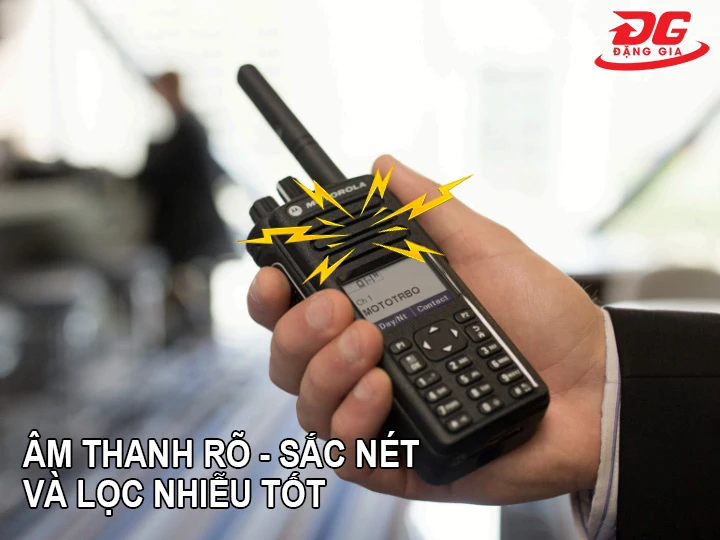 ấm thanh bộ đàm Motorola APX 1000 sắc nét