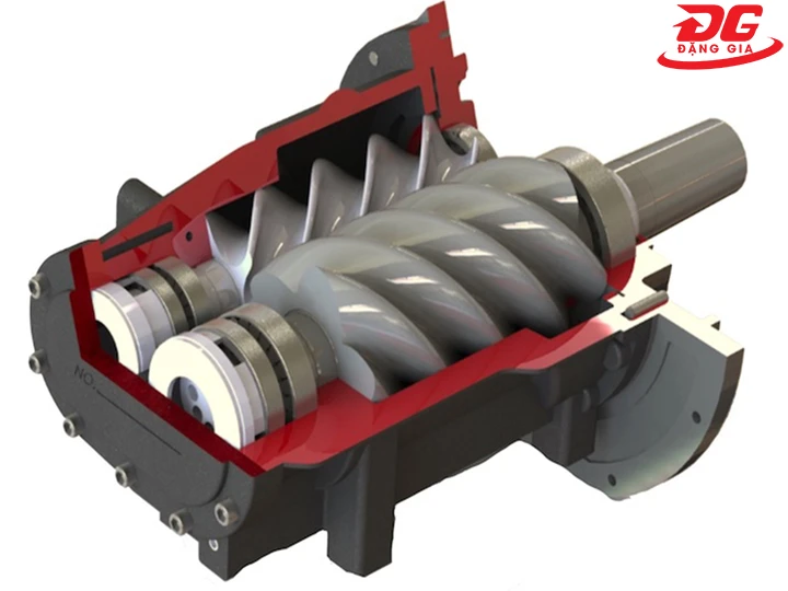 cặp trục vít máy nén khí trục vít Pegasus TMPM40A