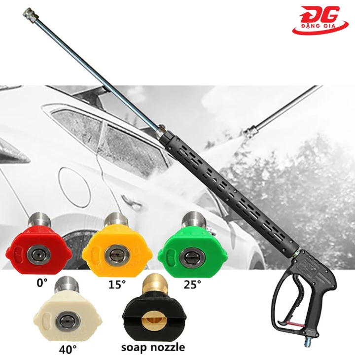 chỉnh áp máy rửa xe cao áp bằng béc phun
