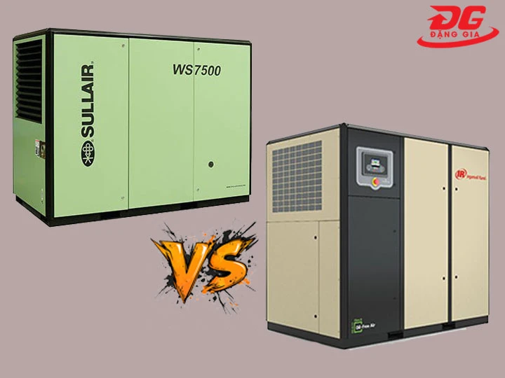 so sánh máy nén khí Sullair vs Ingersoll Rand (IR)