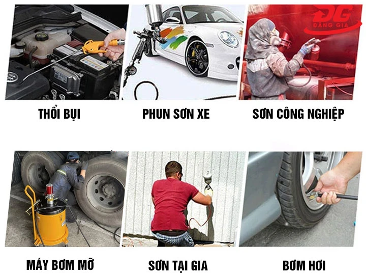 Ứng dụng máy nén khí Fusheng TA-65