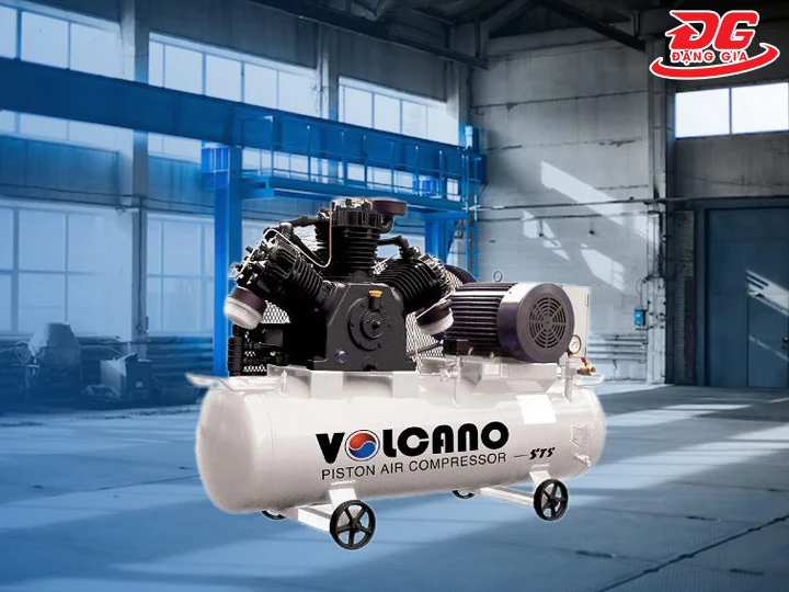 Máy nén khí Volcano - Bền bỉ, Lên hơi nhanh, Vận hành êm