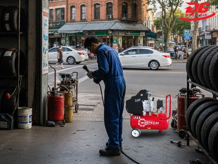 Máy Nén Khí Wintech có thiết kế gọn gàng