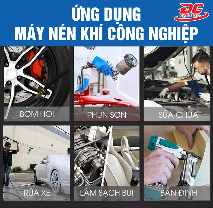 Ứng Dụng Của Máy Nén Khí Volcano