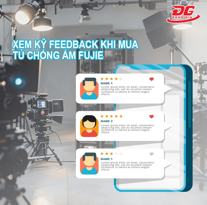 xem feedback khi mua tủ chống ẩm Fujie