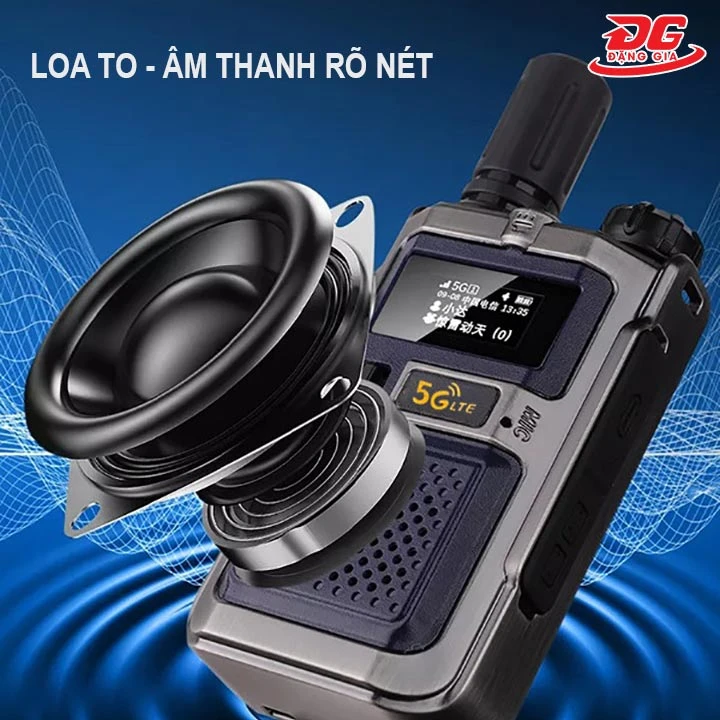 âm thanh bộ đàm 5000km rõ nét
