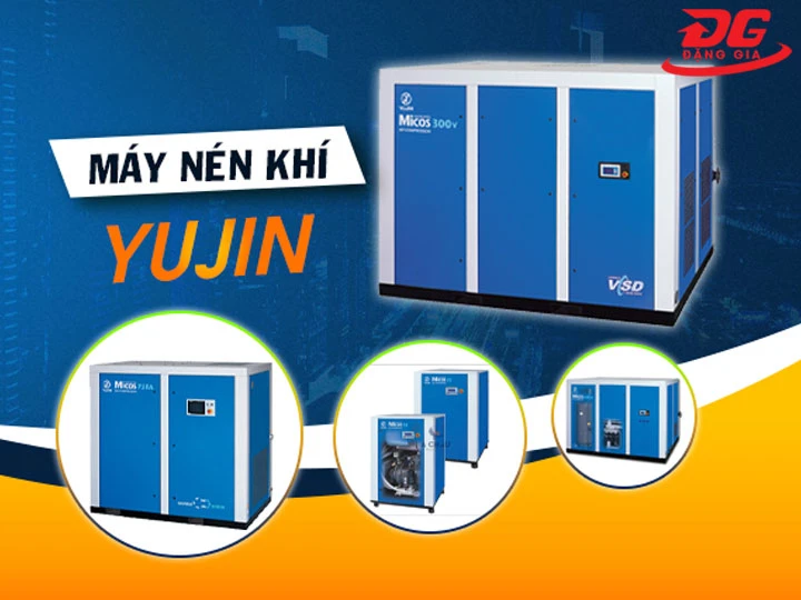 Máy nén khí Yujin - Động cơ dây đồng 100%, lên hơi nhanh