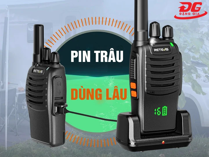 Pin bộ đàm khách sạn