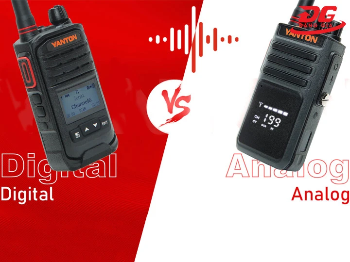 So sánh bộ đàm Analog và Digital