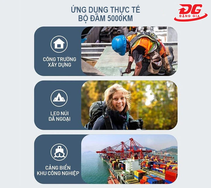 ứng dụng của bộ đàm 5000km