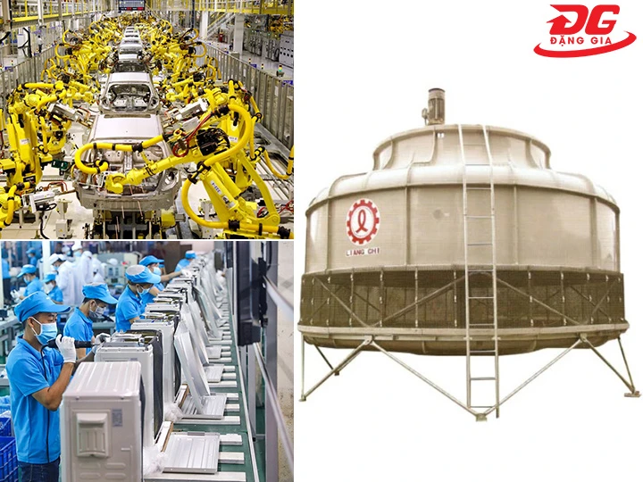 ứng dụng tháp giải nhiệt Liang Chi LBC-1000RT