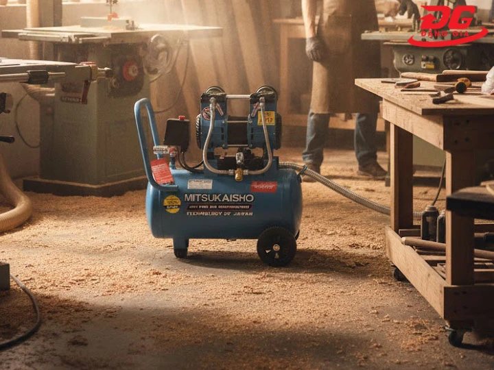 ứng dụng Máy nén khí Mitsukaisho trong xưởng gỗ