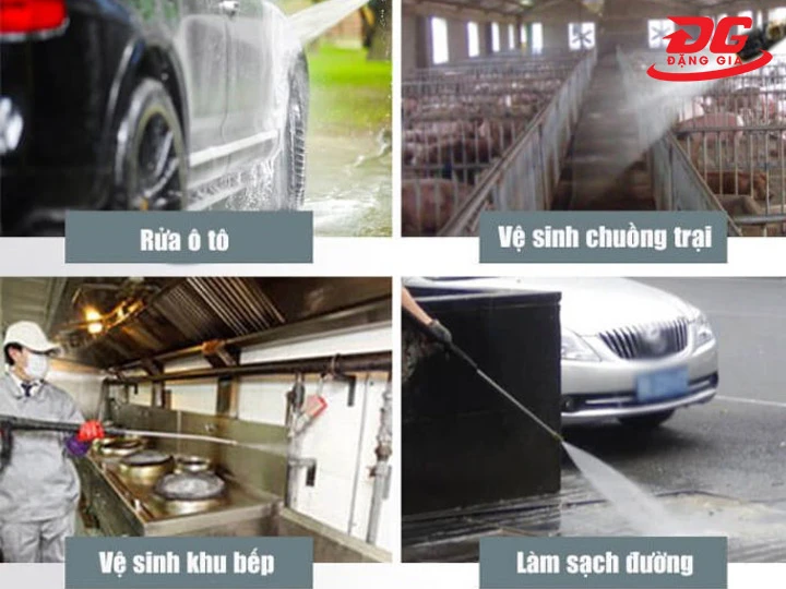 Ứng dụng máy rửa xe 5000W 