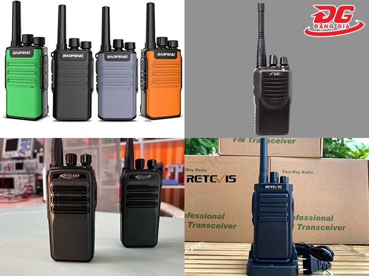 bộ đàm Trung Quốc đa dạng mẫu mã