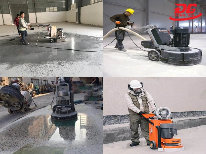 ứng dụng máy mài sàn 3 pha