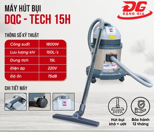 Máy hút bụi DQC - TECH 15H 2
