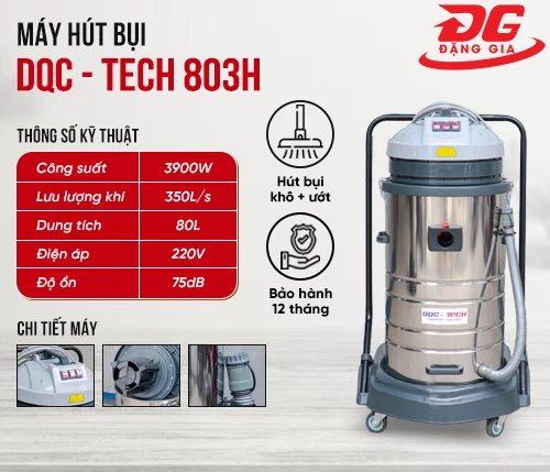 Máy hút bụi công nghiệp DQC - TECH 803H 2
