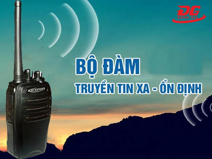 máy bộ đàm Kirisun âm thanh tốt