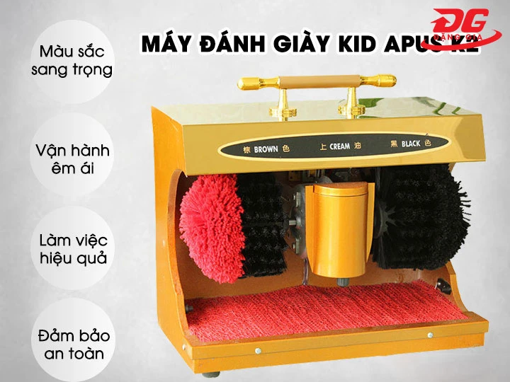 Hình ảnh sản phẩm Máy đánh giày gia đình Kid Apus K2 Gold