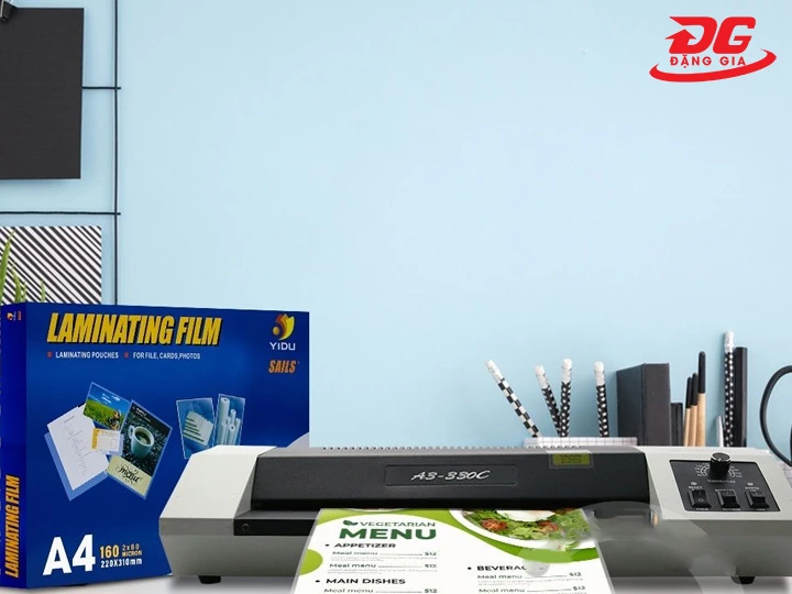 Giấy ép plastic A4 dùng tại văn phòng