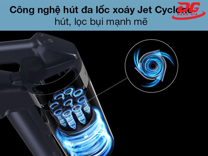 máy hút bụi Samsung có Lực hút mạnh