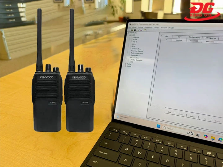 các bước đổi tần số mới bộ đàm Kenwood