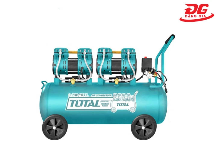 Máy nén khí không dầu Total TCS2241008T 2x1200W