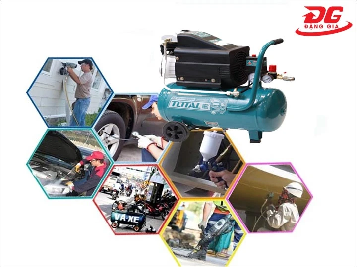 ứng dụng Máy nén khí Total