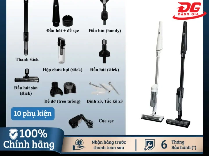 chính sách bảo hành Máy hút bụi Qrachic