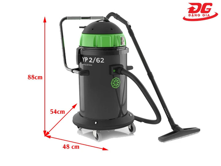 kích thước máy hút bụi khô ướt IPC YP2/62 W&D
