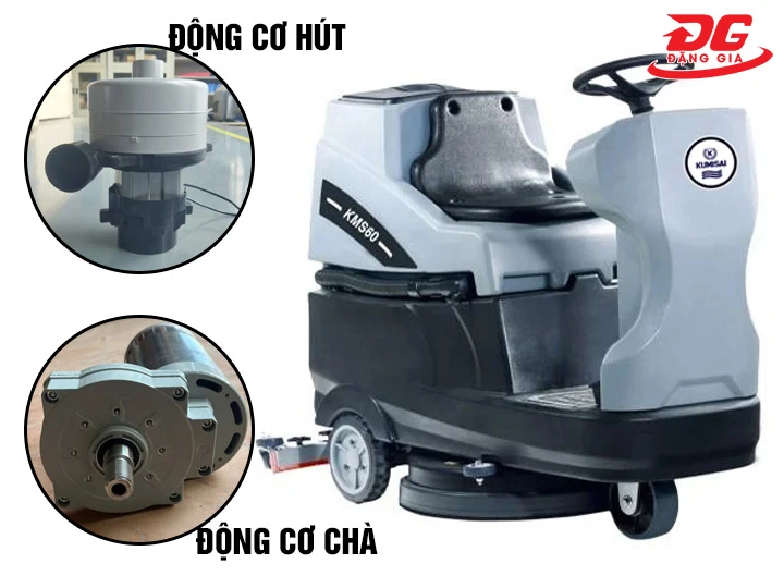 Động cơ máy chà sàn ngồi lái Kumisai KMS-60