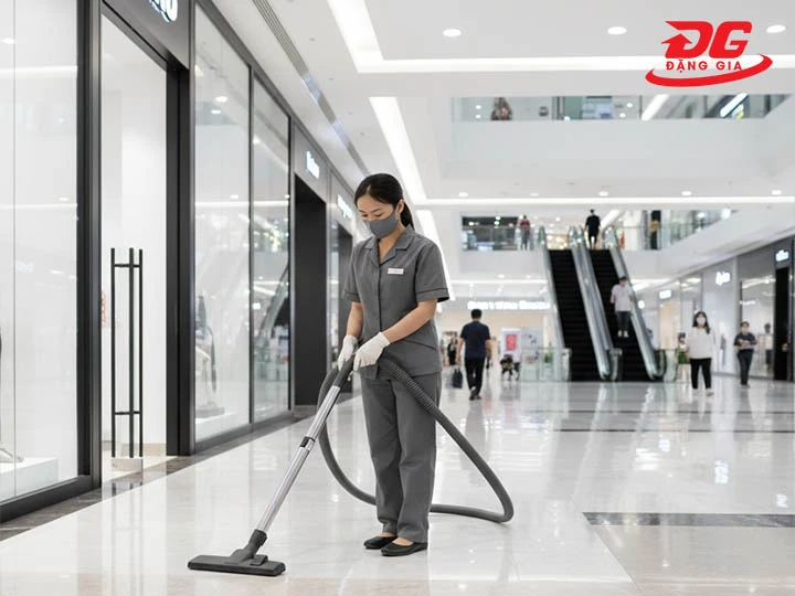 Máy hút bụi Hako dùng cho trung tâm thương mại