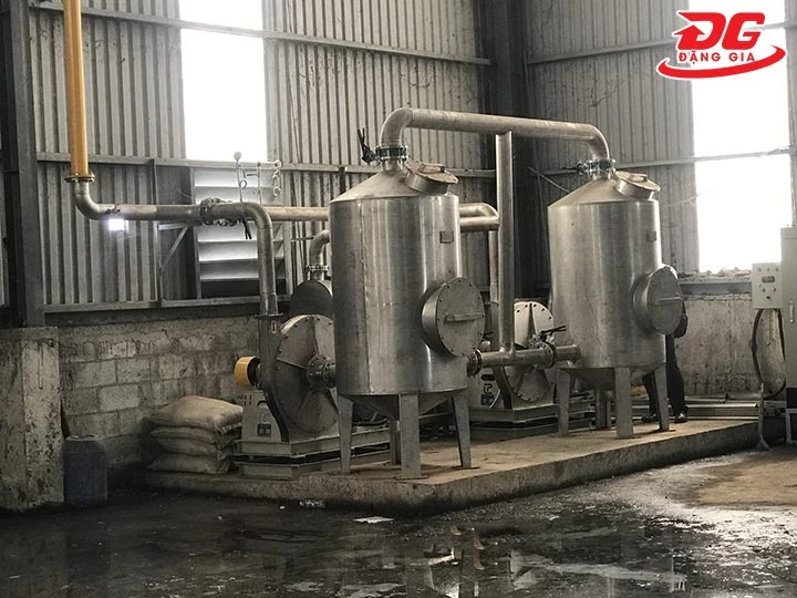sử dụng máy nén khí biogas