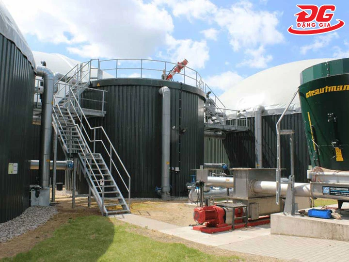 sử dụng máy nén khí biogas