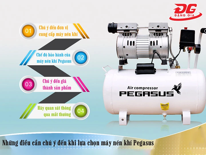 tips chọn mua Máy nén khí PEGASUS TM-OF750-25L