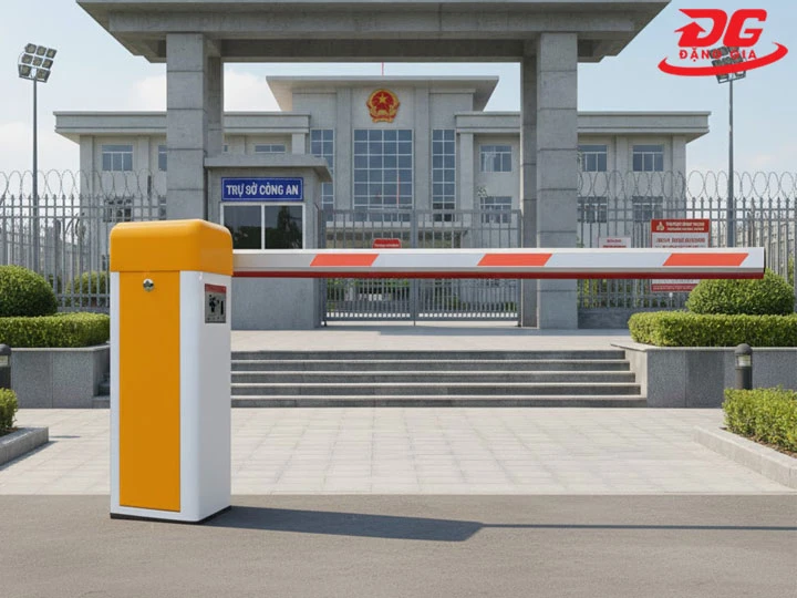 Barrier tự động ABG 200 được sơn phản quang