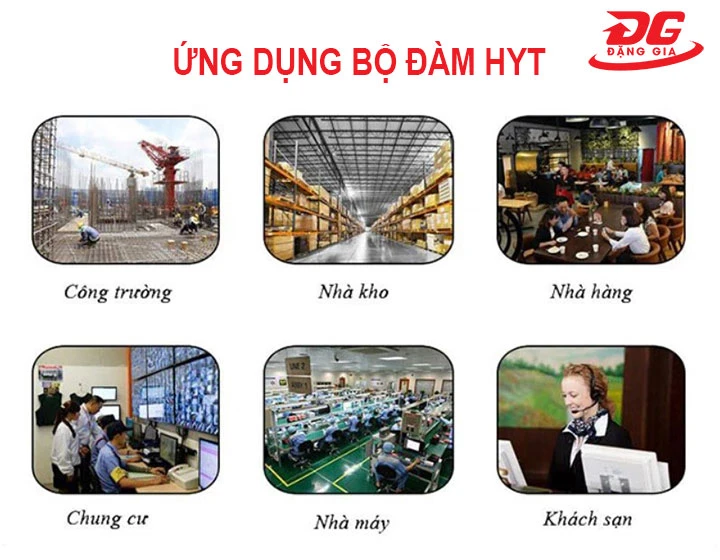 ứng dụng của bộ đàm HYT 