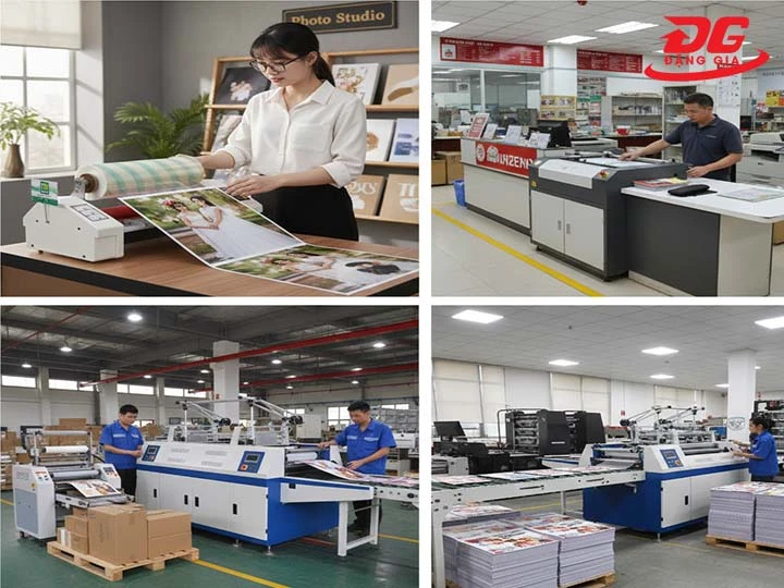 ứng dụng máy cán màng