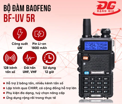 Bộ đàm Baofeng BF-UV 5R 3