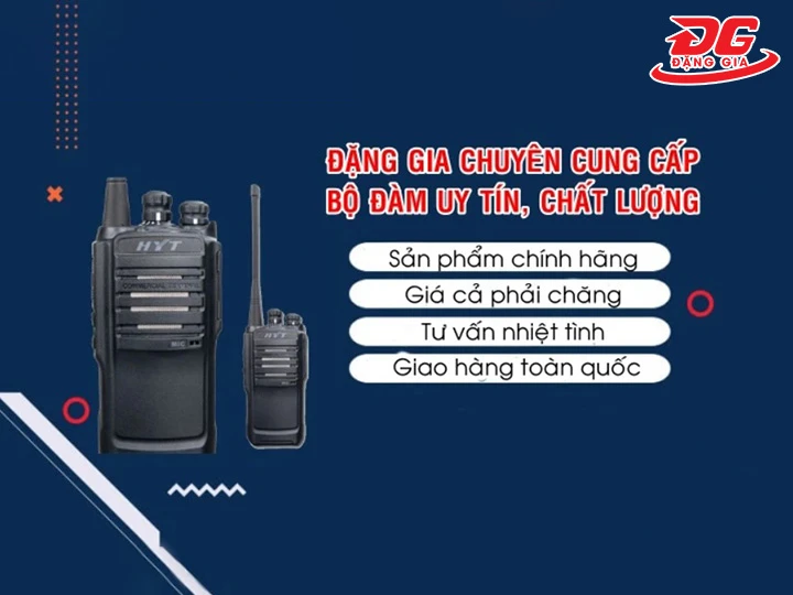 đặng gia bán bộ đàm 2 cái uy tín, chính hãng