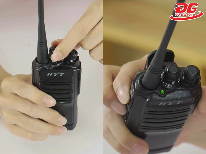 bộ đàm 2 cái dễ cầm nắm