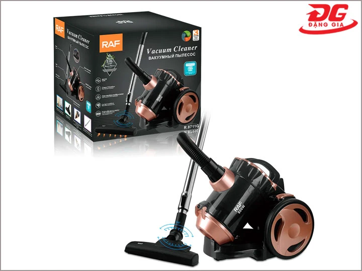 Máy hút bụi RAF thường có độ ồn ở mức trung bình