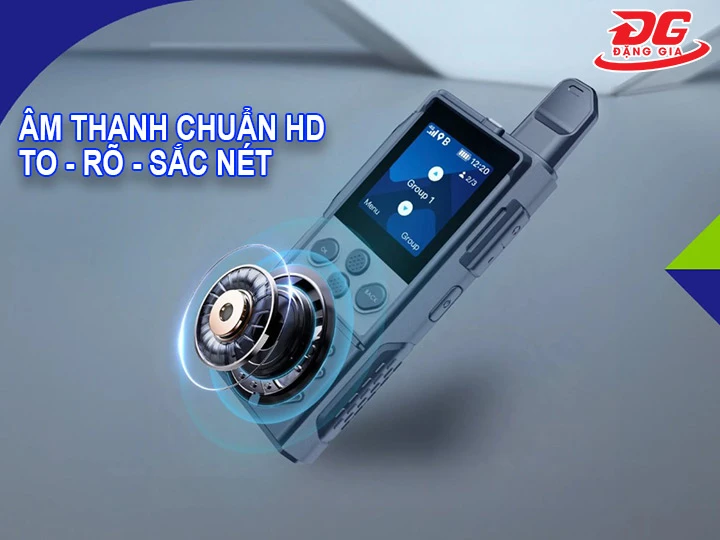 âm thanh bộ đàm 5G to rõ