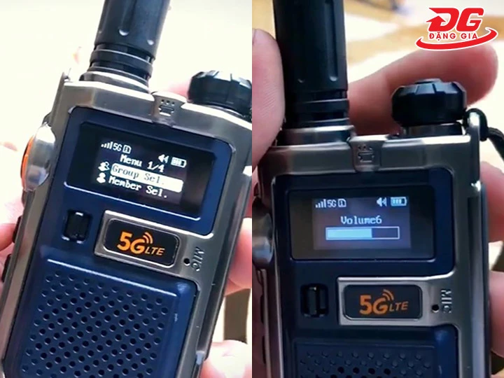 sử dụng bộ đàm 5G