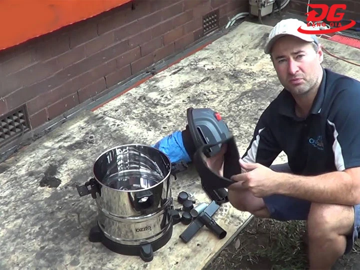 hướng dẫn vệ sinh Máy Hút Bụi Ozito